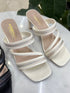 Vintage Double Strap Slid on Heels